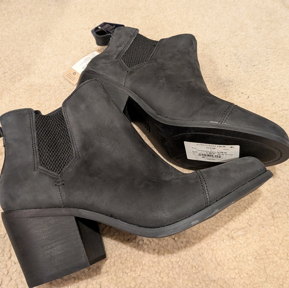 Tom's Everly Women's Black Ankle Boots - 11
